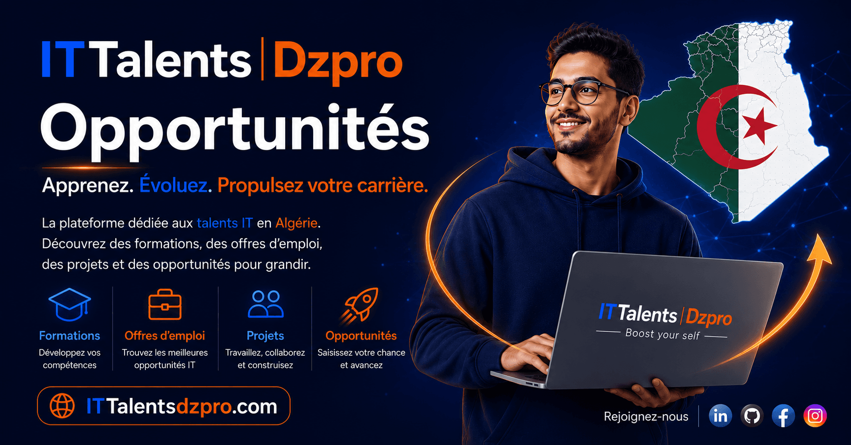 Offres et opportunités IT sur ITTalents DZ Pro